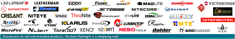 Distributors to sell only branded products, the best flashlight is a shopping mall