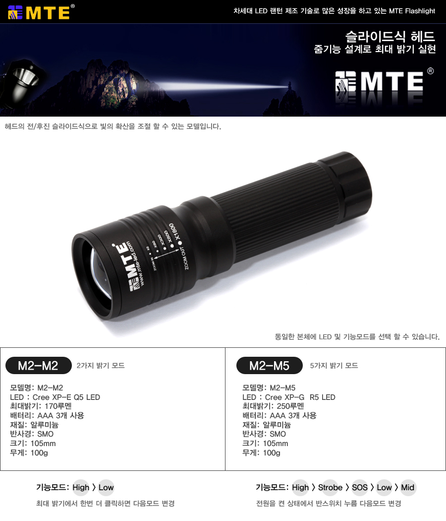 mte flashlight